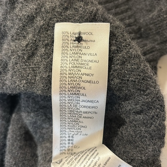 Men's Ben Sherman Lambswool Fisherman Sweater - Picture 8 of 8